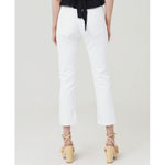 AGOLDE Riley High Rise Straight Cropped Whip White Denim Jeans Size 32 Photo 28