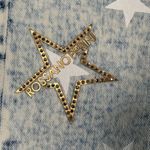 Rossano Perini Skinny Star Print Jeans Size 29 Photo 4