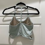 Free People Movement Light Blue Cut Out Strappy Sports Bra Photo 3