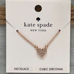 Kate Spade Yours Truly Pave Heart Mini Pendant Necklace Photo 2
