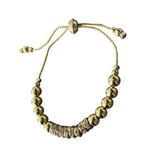 Brand New Swarovski Crystal Gold Tone Adjustable Bracelet Photo 1