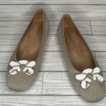 Vionic Klara Knit Ballet Flat Oatmeal Gold Slip-On AMS Shoe Size 8 NWOB Photo 1