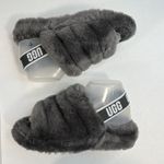 UGG  US 7 Fluff Yeah Slide Slippers Shoes Women Lightweight Platform Gray 1095119 Photo 4