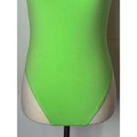 SKIMS  Bodysuit Women Small Neon Green Cotton Logo Snap Close Sexy Colorful‎ Photo 8