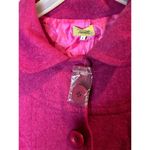 Piko  1988 Pink Large Button Cardigan Blazer Wool Blend Barbiecore Photo 4