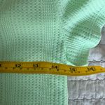 Elodie  Light Green Ribbed Button-Up Shirt Size Medium NWT Photo 4