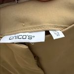 Chico's  fly front tab front a line shorts Size 1.5 Size 10 NWT Photo 6