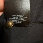 Maeve Anthropologie Ceycen Button Down Tunic Black Sz L Photo 11