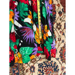 Vintage Made in USA Eber Floral Cotton Sleeveless Sheath Housewife Dress Size 14 Photo 7