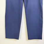 Eileen Fisher Pants Womens Small Blue Pull On Stretch Career Viscose Crop 26.5 Photo 6