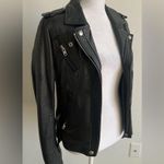 IRO  Black Leather Moto Jacket HAN lining for cold weather Photo 1