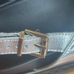 ALOHAS Marshmallow Shimmer Metallic Silver Leather Chunky Sandals Sz 39 EU Photo 12