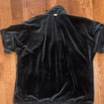 St. John Black Teddy Jacket Plush Velour Zip-Up Photo 3