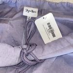 Sky to moon parachute pant Beautiful purple sateen like fabric Photo 2