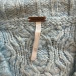 Free People  Light Blue Cable Knit Cardigan Photo 2
