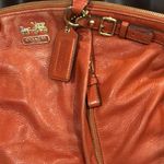 Coach  Copper Orange Leather Hobo Satchel Crossbody Shoulder Bag Vintage Photo 1