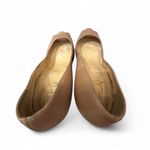 Christian Louboutin Peep Toe Platform Heels Nude Leather Stiletto Size 37.5 Photo 8