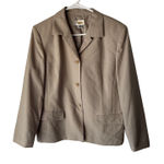 Talbots Vintage Wool Blazer Size 12 Made in Japan – Minimalist Workwear Photo 0