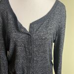 Aerie  Cozy Charcoal Gray Long Sleeve Romper Photo 4