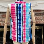 Renee C . pink, blue, and white tie dyed top / S / Excellent Condition Photo 4
