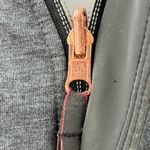 Lululemon Both Ways Gray Black Reversible Full Zip Pockets Bomber Jacket Coat S Photo 4