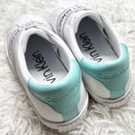 Calvin Klein NEW Clairen Logo White, Black, Violet & Blue Slip-on Sneakers Shoes Photo 2