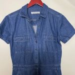 Outerknown  Indigo Blue Denim Jumpsuit Womens Size XS Organic Cotton Photo 8