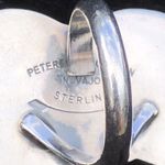 Navajo Handmade Ring 925 Silver Tuquoise sz 7 Artist Signed Peterson Johnson Photo 7