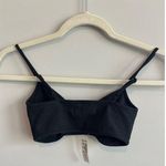 Madewell NWT Scoopneck Bralette in Sleekhold Black Size XS Photo 6