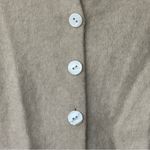 PAUW Amsterdam cashmere Beige cropped Cardigan Sweater S Tan Photo 6
