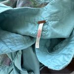 Free People  Mari Stylish Blue Button-Up floral boho shirt dress S Photo 3