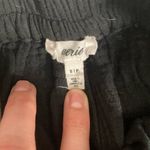 Aerie High Waist Cotton Gauze Black Shorts with Relaxed Fit Size Small Photo 2