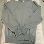 Zenana EUC  smocked band top mint green medium Photo 0