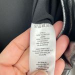 French Connection  Womens Silver Black Metallic Waterfall‎ V-Neck Bodysuit US 2 Photo 8