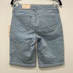 NYDJ  Marilyn Straight Briella Bermuda Shorts 4 NWT $169 Lift Tuck Solid Blue Photo 1