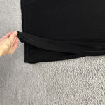 Vintage Mirasol Maxi Skirt Black Slinky Witchy Dark Boho Stretchy Women's XL Photo 1