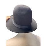 Vintage wool hat Black Photo 8