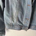 CHAPS ‎ Denim Jacket Vintage L Light Wash Embellished Western Jean Coat Cowoy Photo 3