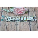 Handmade AFRICAN Jewelry Cowie Shell, Bead, & Seed Bead Bracelet Tribal 7.5 in Photo 5