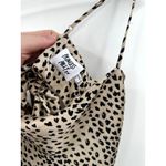 Princess Polly Leopard Print Tie Back Cropped Open Back Top Size 8 Photo 2
