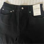 Madewell The Longline Straight Jean in Black Frost Size 25 NWT Photo 8
