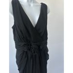 Badgley Mischka Sz: 12 Black Sleeveless Sheath Cocktail Sexy Party (b13) Photo 1