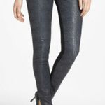 DL1961  Emma 4 Way Stretch Python‎ Print Leggings Black Low Rise NWOT Size 25 Photo 2