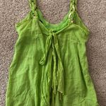Vintage neon green strap top Photo 1