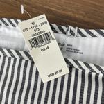 Aerie  Bikini Bottom Women M Black White Stripe Gingham Ruffle Full Coverage NWT Photo 2