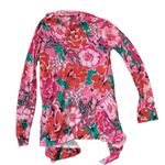 Lilly Pulitzer  Open Front Cotton Floral Cardigan size M Photo 2