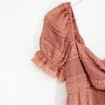 Show Me Your Mumu Honey Bun Tie Front Slit Leg Midi Dress M Pink Photo 5