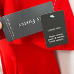 Liv Foster Ruffle Crepe Back Satin Red Popover Dress Size 0 NWT Photo 12