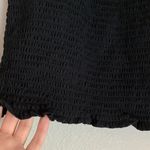 Black & White High Neck Ruched Tank Top Size M Photo 5