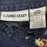Cabin creek VTG Long Sleeve Button Up Blue Denim Jeans Shirt Womens Size Large Photo 6